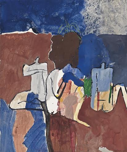 Keith Vaughan (1912-1977), Bathers by the Reservoir, Marrakesh