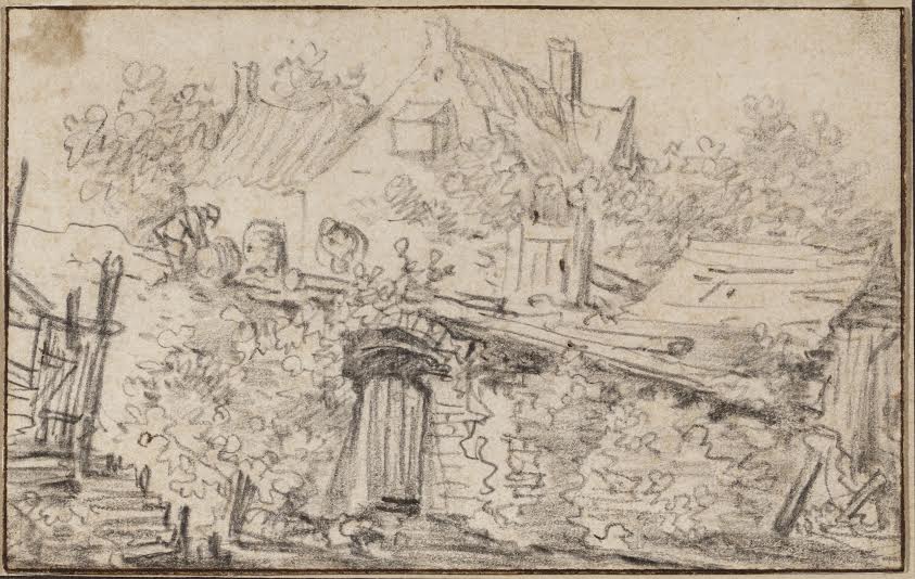 Van Goyen - Two Pages from a Sketch Book, Van Goyen - Two Pages from a Sketch Book