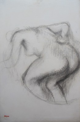 Edgar Degas (1834-1917)Femme nue s'essuyant - 