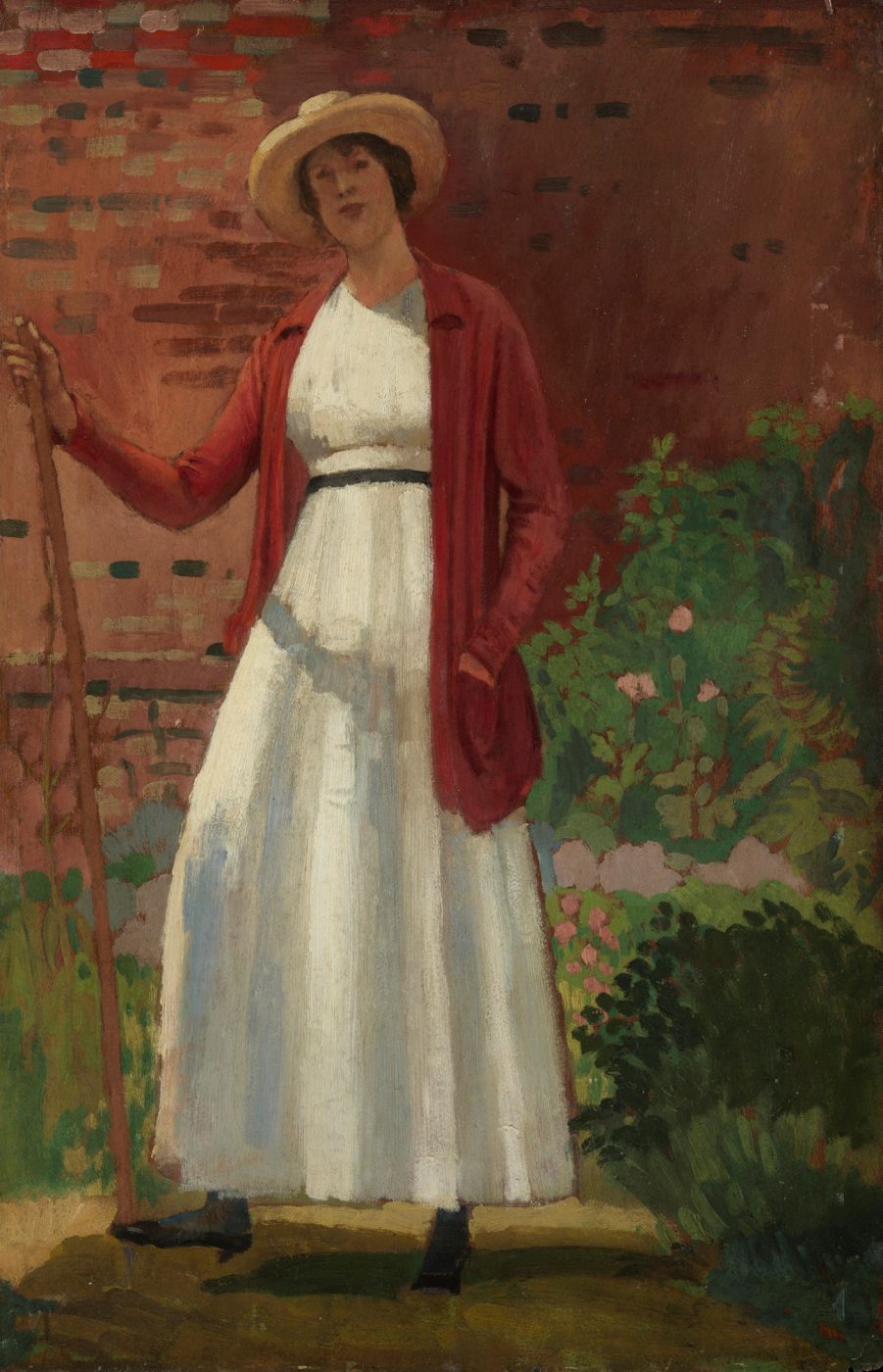 Derwent Lees (1884-1931), Lyndra in the Garden