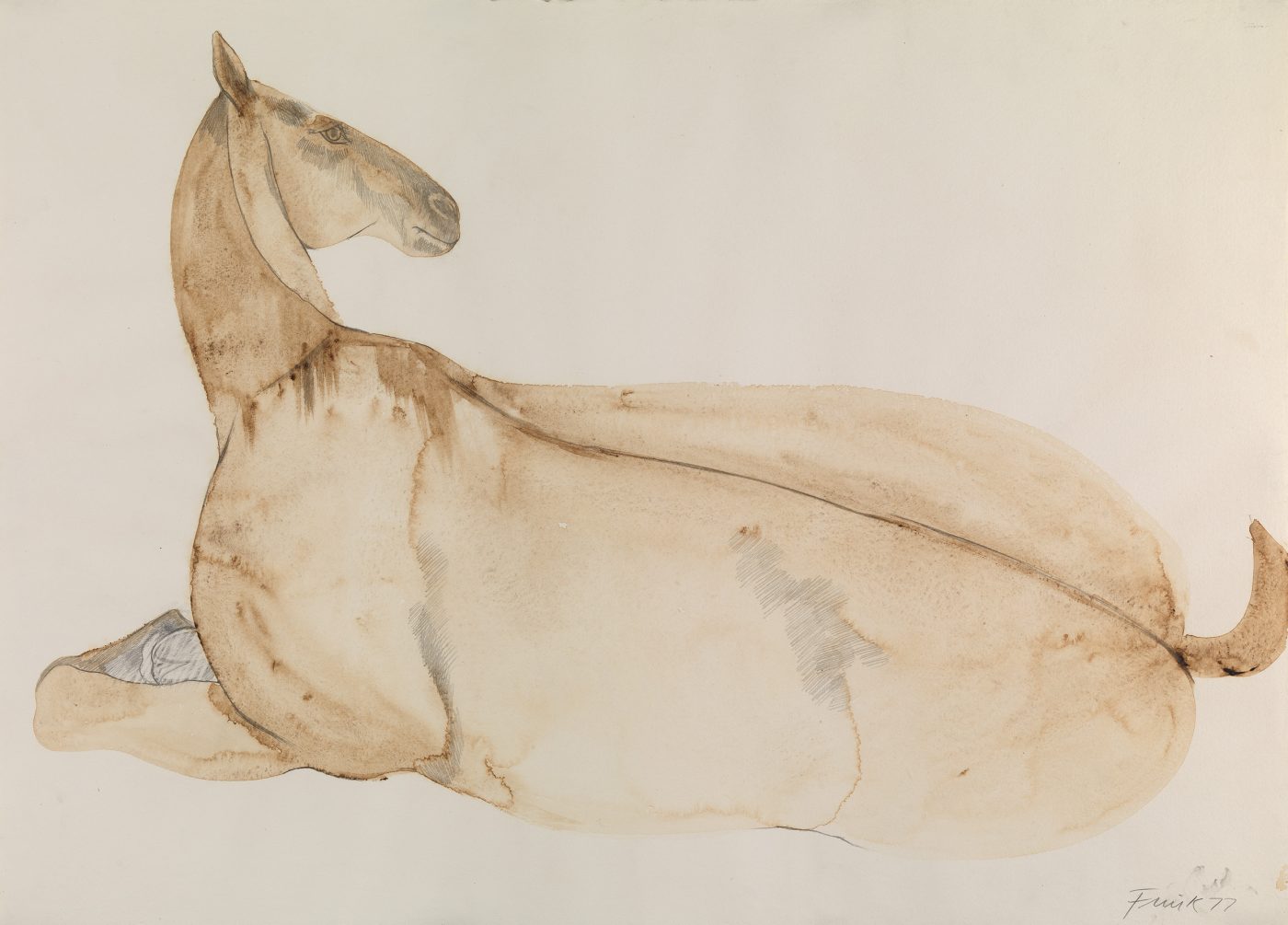 Dame Elisabeth Frink, CH RA (1930-1993), Reclining Horse