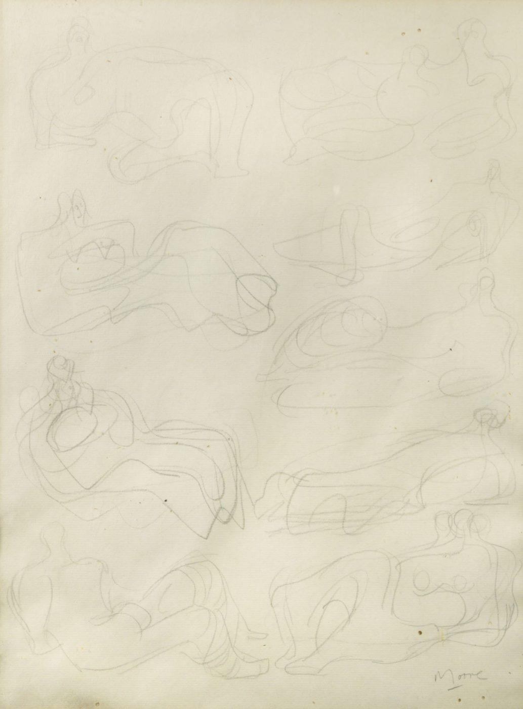 Henry Moore, OM CH (1898-1986), Reclining Figures