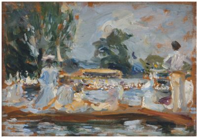 Joseph Oppenheimer (1876-1966)People in Punts, Henley Regatta - 