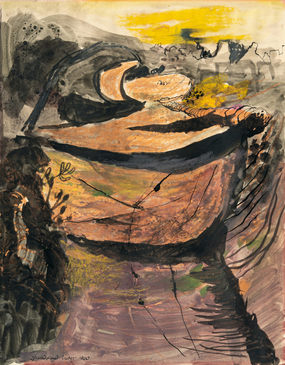 Graham Sutherland, OM (1903-1980), A Mountain Road