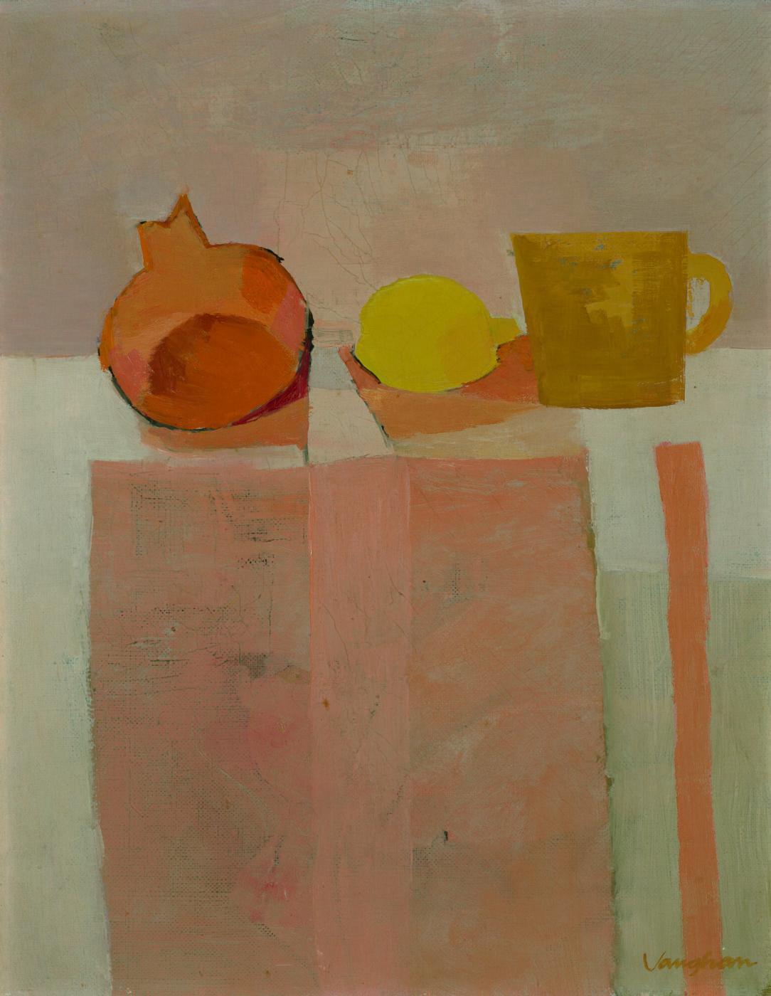 Keith Vaughan (1912-1977), Pomegranate, Lemon and Cup