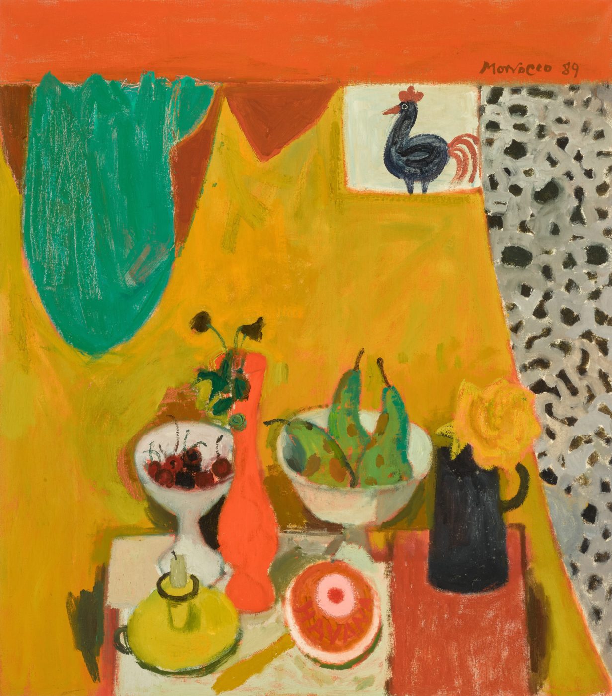 Alberto Morocco (1917-1998), Still Life with Cockerel