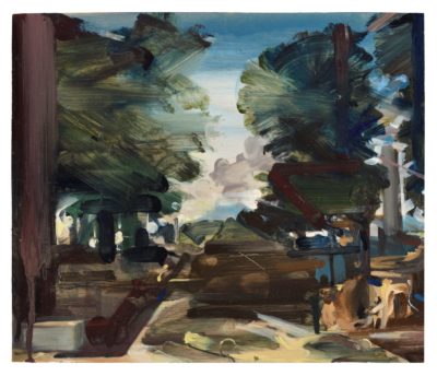 Kate Giles (b. 1962)Study after Poussin (A Roman Road) I - 