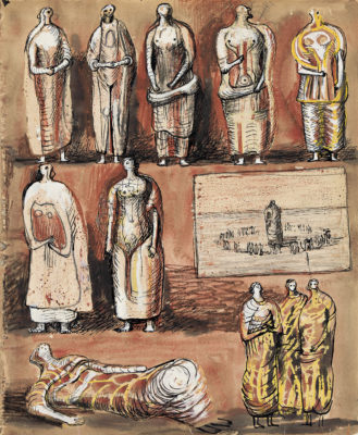 Henry Moore, OM CH (1898-1986)Figure Studies - 