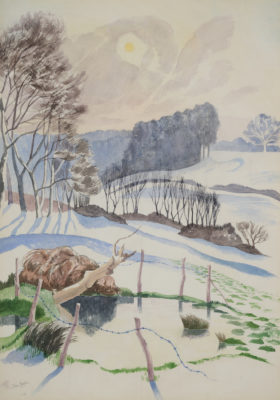 John Nash, CBE, RA (1893-1977)Landscape Under Snow - 