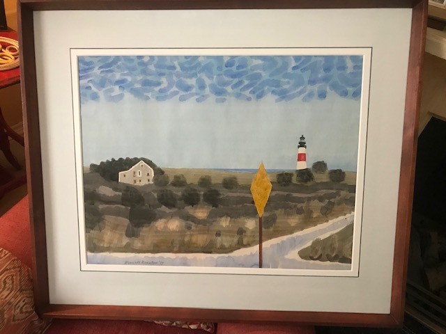 Kenneth Rowntree (1915-1997), Lighthouse Nantucket (Sankaty Head)