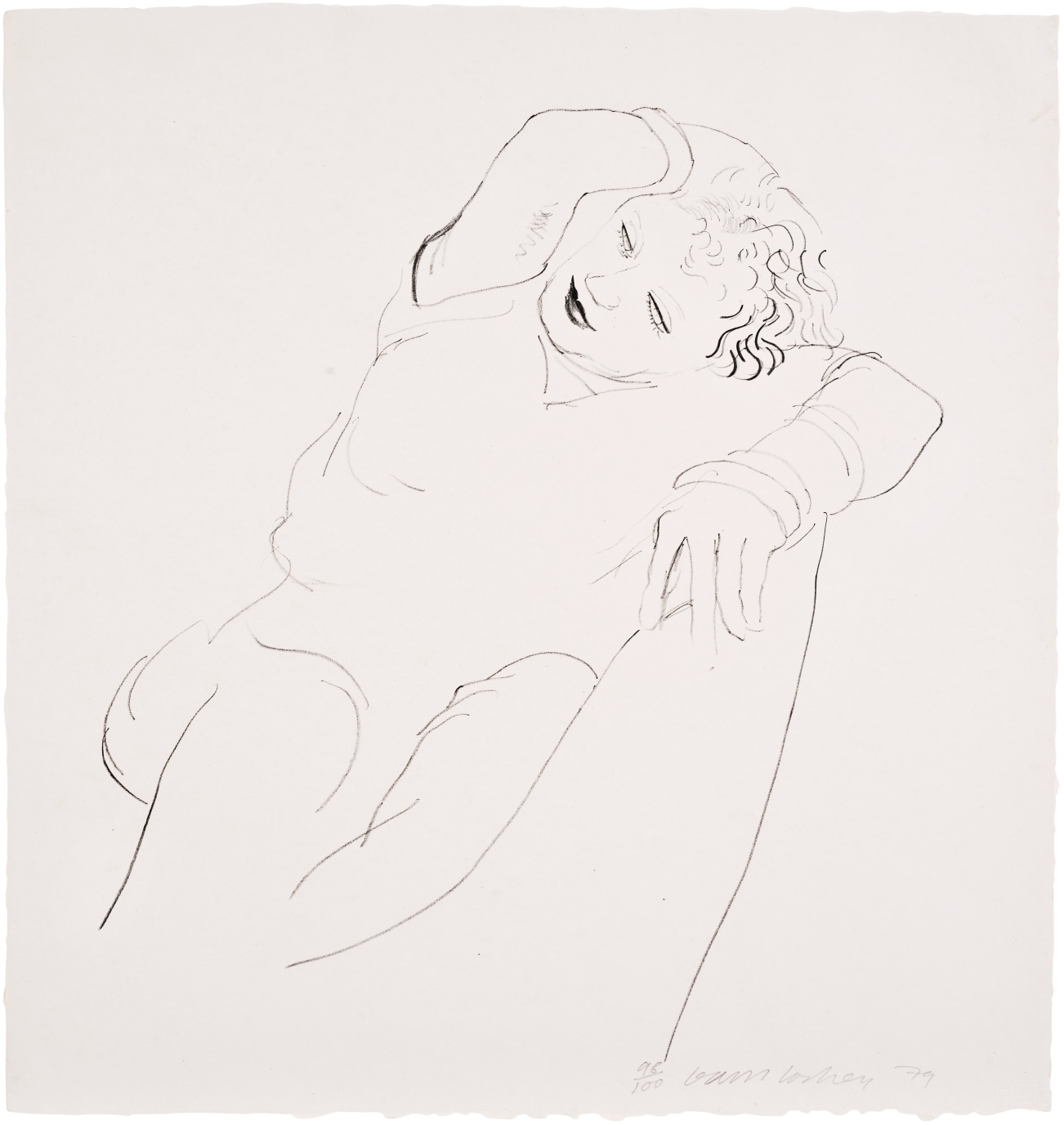 David Hockney, OM CH RA (b. 1937), Celia Reclining