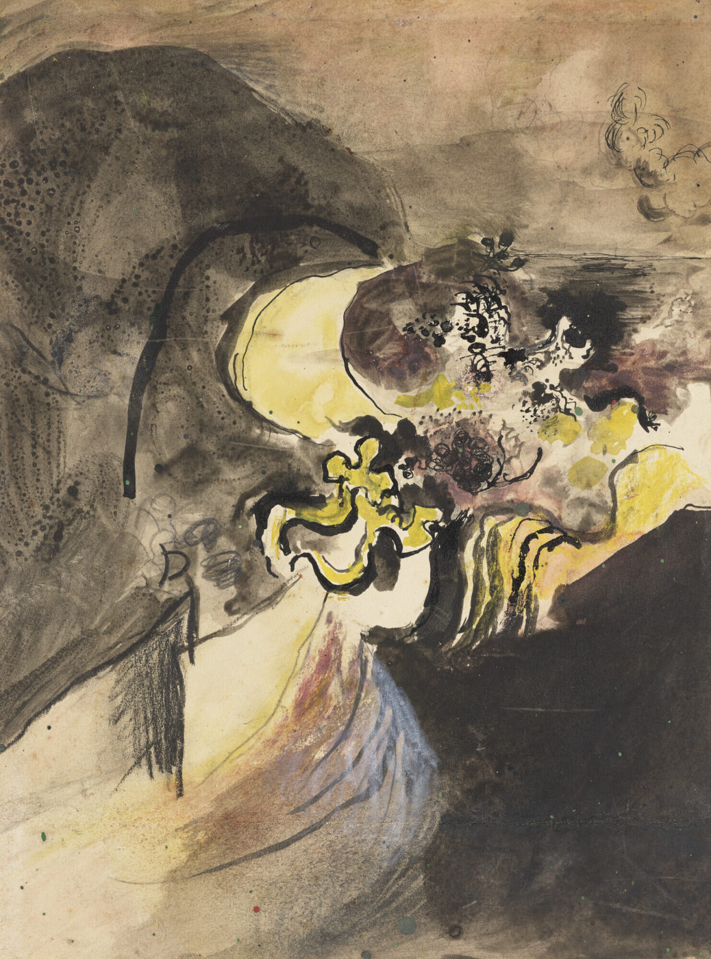 Graham Sutherland, OM (1903-1980), Study for Cliff Road