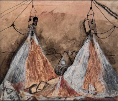 Graham Sutherland, OM (1903-1980)Dragline Depositing Overburden - 