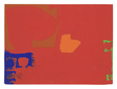 Patrick Heron (1920-1999)Ultramarine, Sienna, Orange and Emerald in Cadmium: July 26 1970 - 