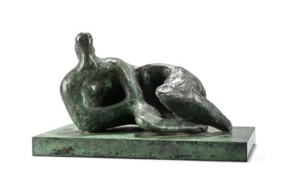 Henry Moore, OM CH (1898-1986)Reclining Figure Curved, Rough - 